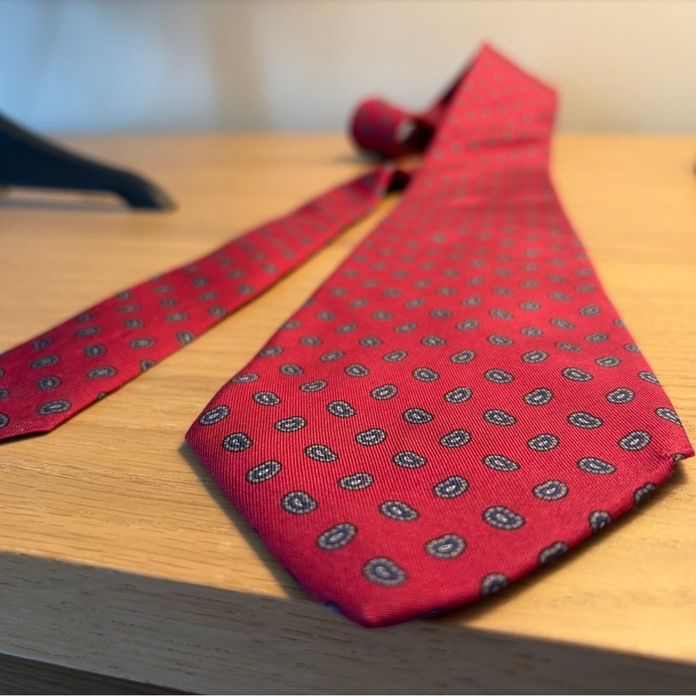 Robert Talbott Red Patterned Tie